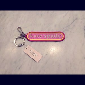 Kate Spade Leather Bag Tag / Keychain